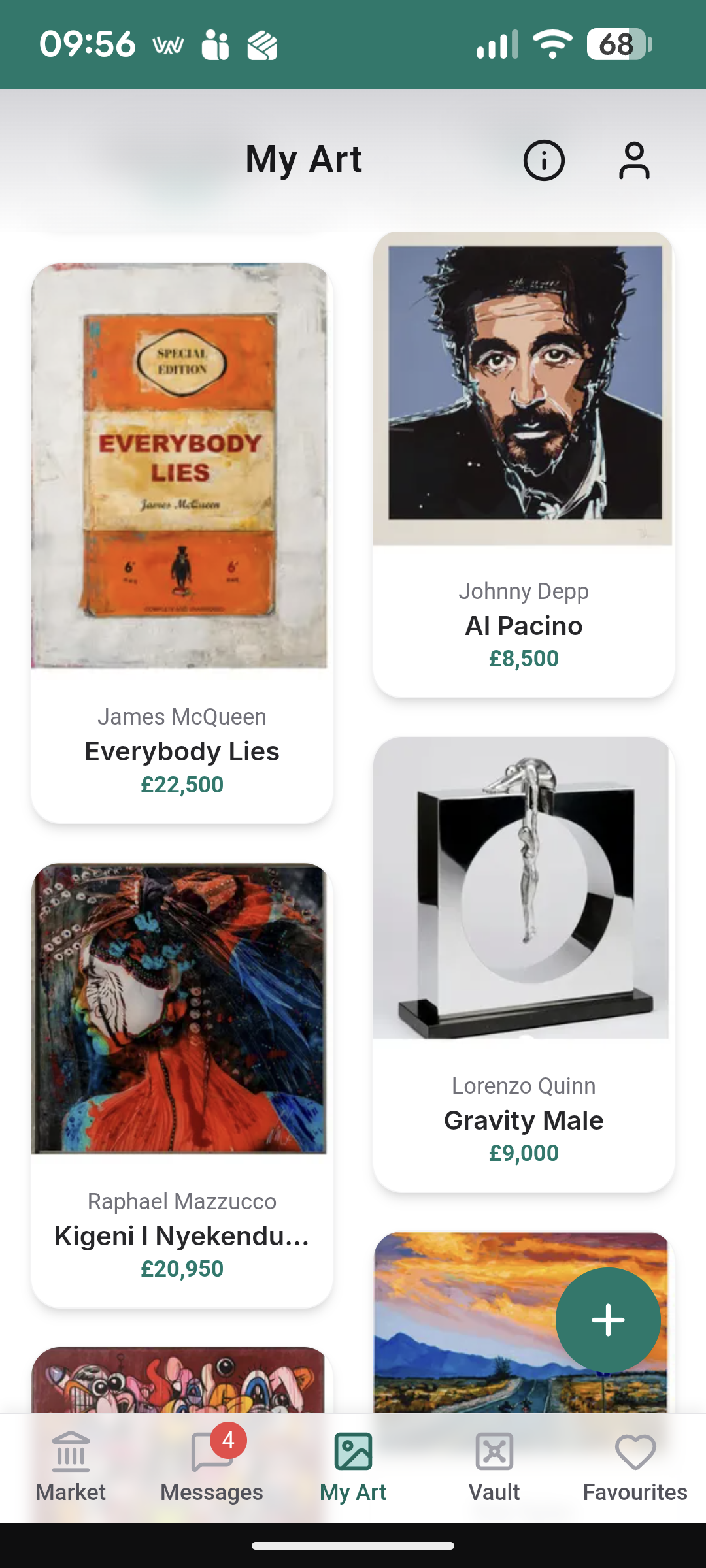 Secarto portfolio view